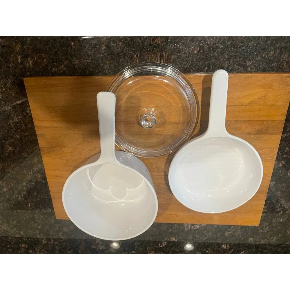 3 pc Shadow iris Corningware stove top set